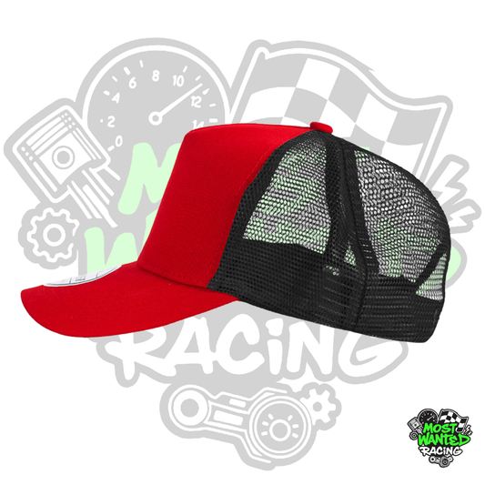 Most Wanted Racing Trucker Cap - Red