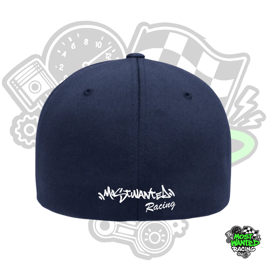 Most Wanted Racing Flexfit Cap - Navy