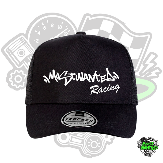 Most Wanted Racing Trucker Cap - Black