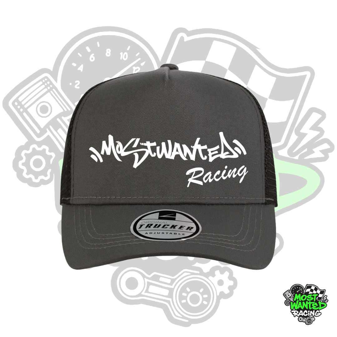 Most Wanted Racing Trucker Cap - Grey