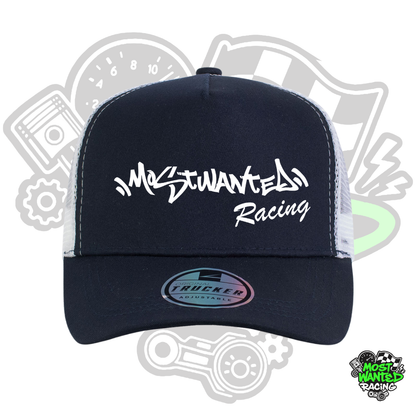 Most Wanted Racing Trucker Cap - Navy