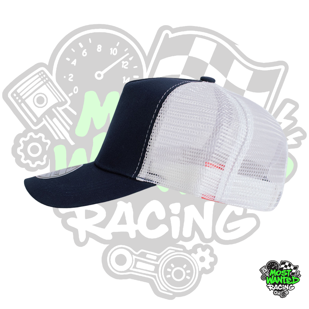 Most Wanted Racing Trucker Cap - Navy