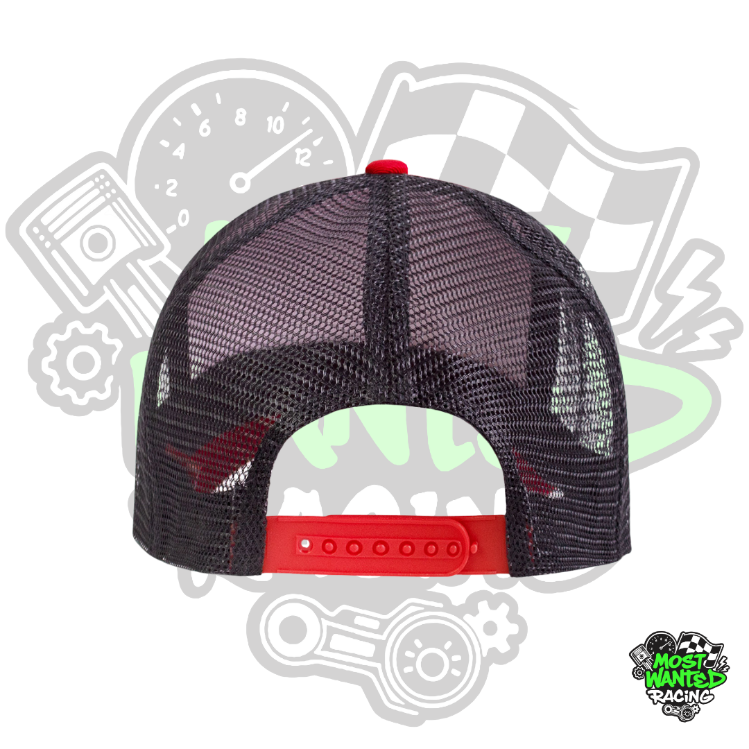 Most Wanted Racing Trucker Cap - Red
