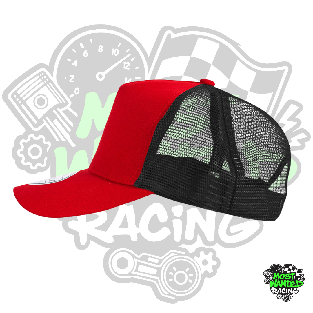 Most Wanted Racing Trucker Cap - Red
