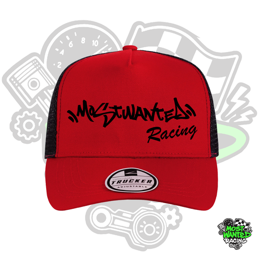 Most Wanted Racing Trucker Cap - Red